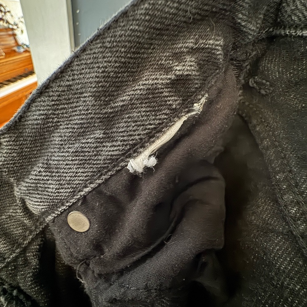 PacSun Black Distressed Dad Jeans - Picture 11 of 13